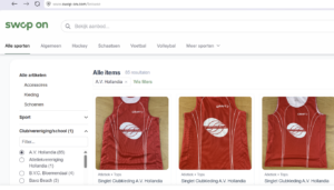 Tweedehands clubkleding via Swop On