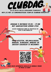 Doe mee met de clubdag op zondag 4 oktober!